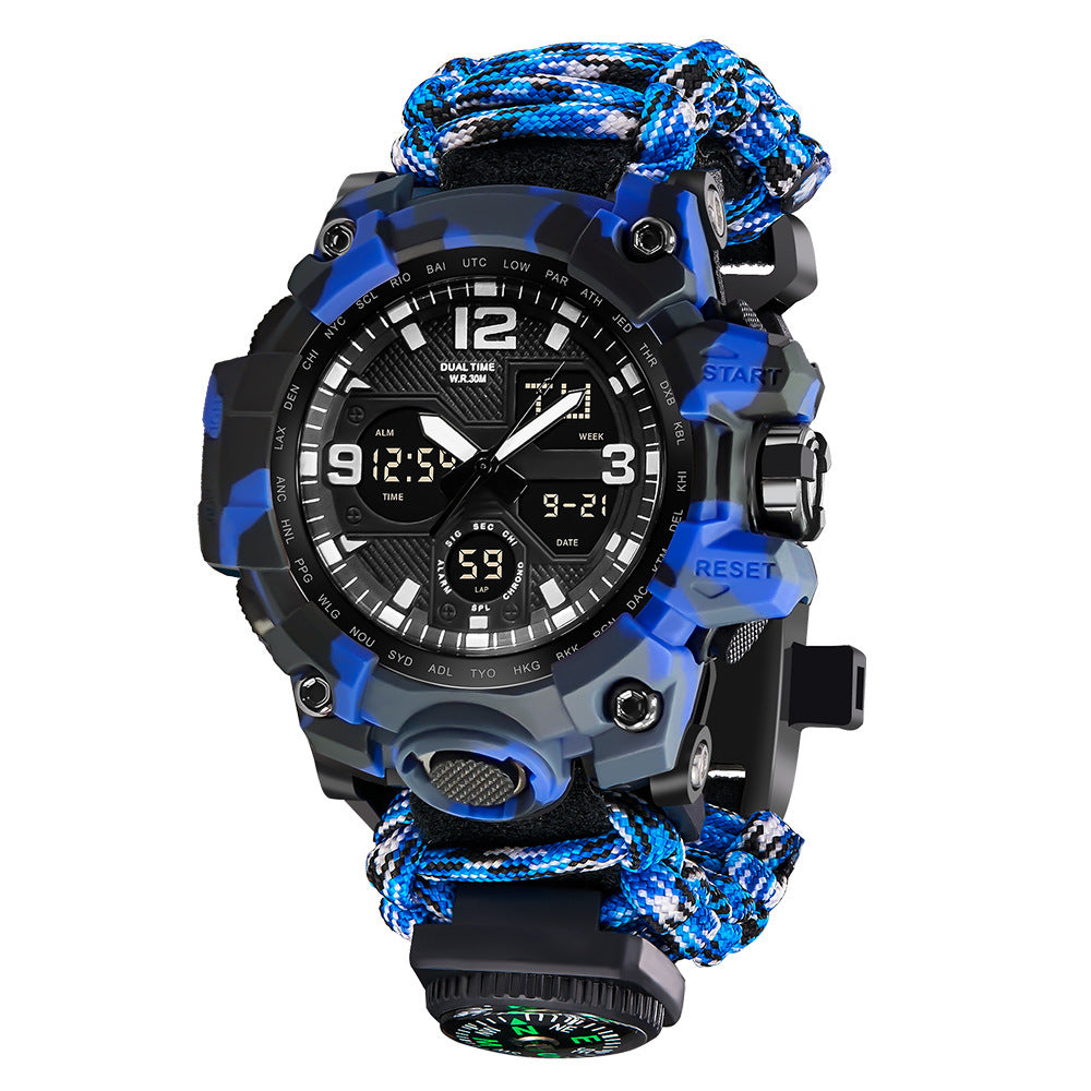 Dual Display Multifunction Outdoor Watch