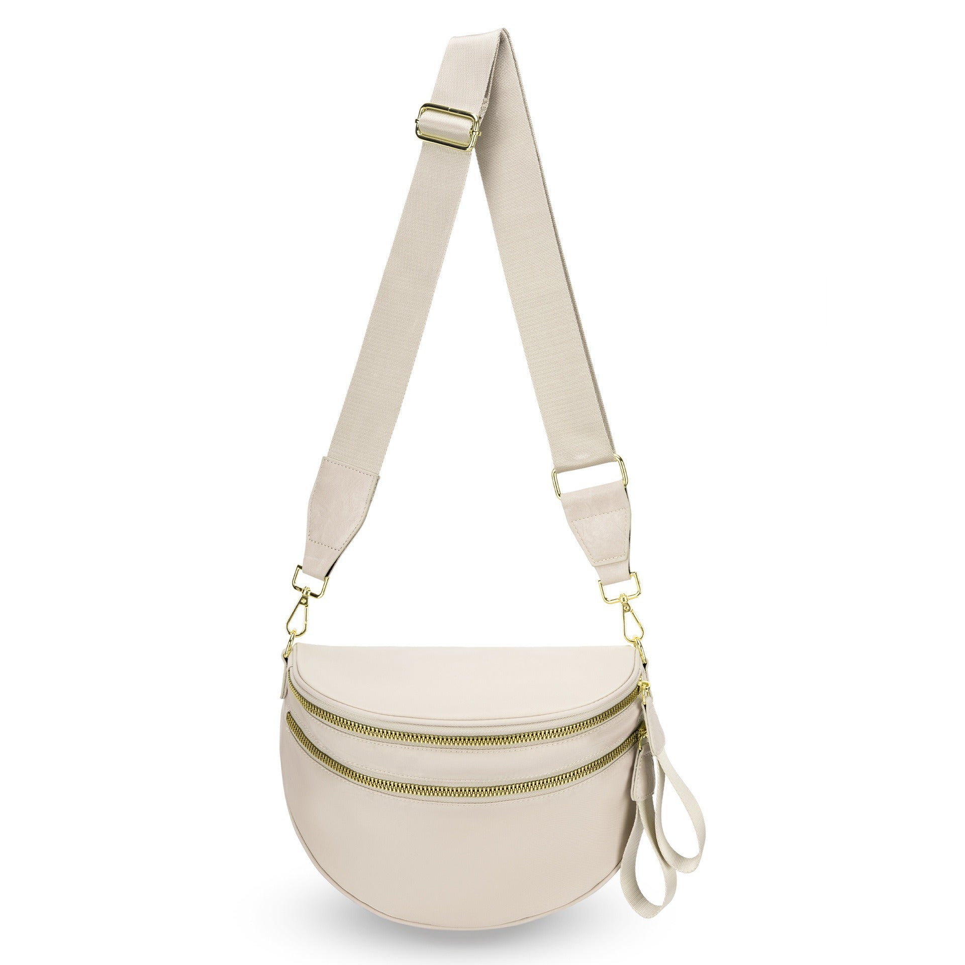 Checkered Crossbody Bag with Adjustable Strap