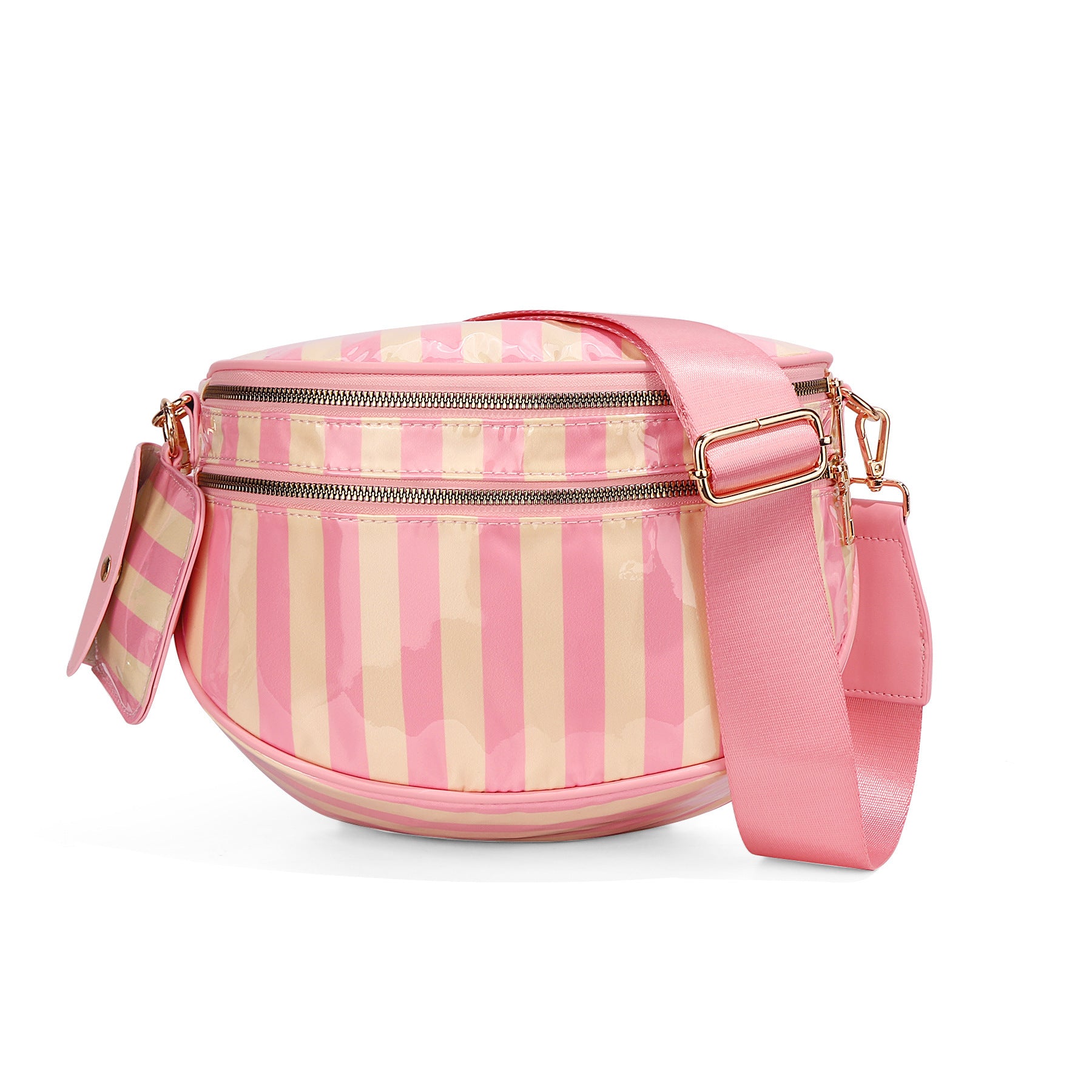 Checkered Crossbody Bag with Adjustable Strap